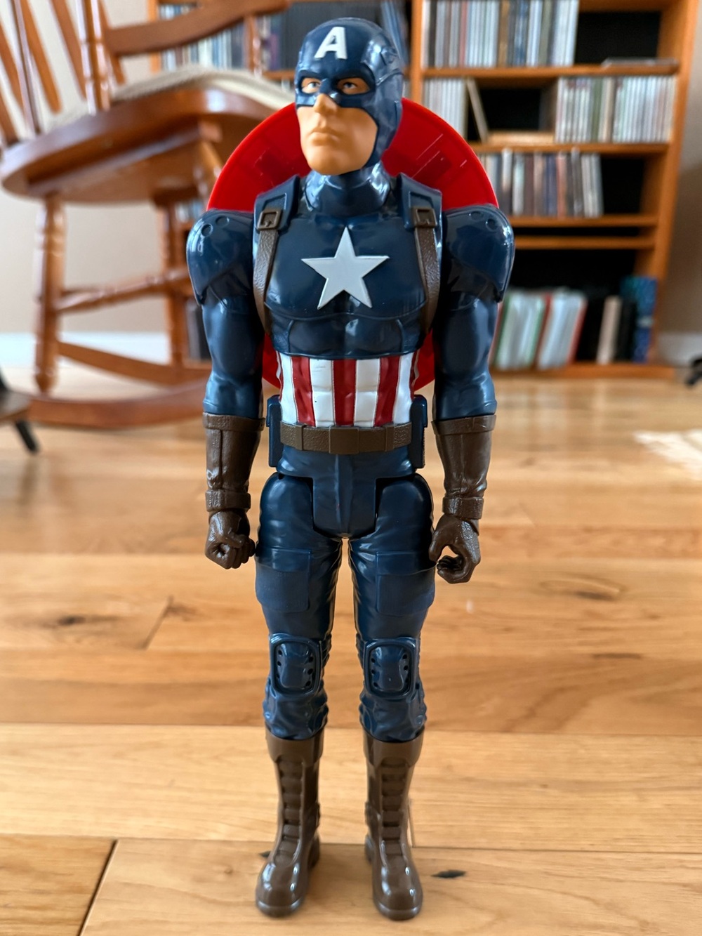 Marvel Avengers Titan Hero Series Captain America 12" Figure w/ Shield⁠